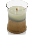 WoodWick Floral Nights Fig Leaf & Tuberose - Fíkové lístky a tuberóza vonná svíčka s dřevěným knotem a víčkem sklo střední 275 g Limited 2019