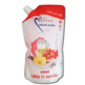 Miléne Rybíz a vanilka tekuté mýdlo náhradní náplň 500 ml