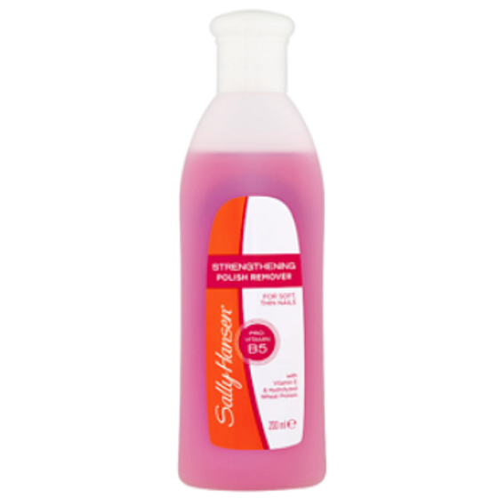 Sally Hansen Strengthening Polish Remover zpevňující odlakovač na nehty 200 ml