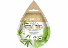 Marion Vegan Drop Konopí & zelený jíl vyhlazující maska pro suché, kudrnaté vlasy 20 ml