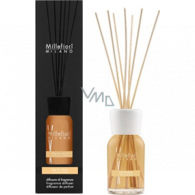 Millefiori Milano Natural Lime & Vetiver - Limetka a vetiver Difuzér 100 ml + 7 stébel v délce 25 cm do menších prostor vydrží 5-6 týdnů