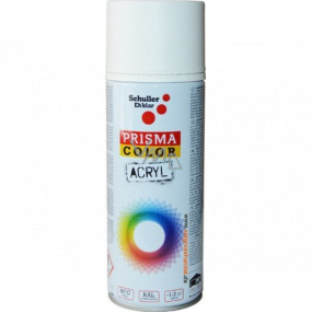 Schuller Eh klar Prisma Color Lack akrylový sprej R9016 Dopravní bílá mat 400 ml