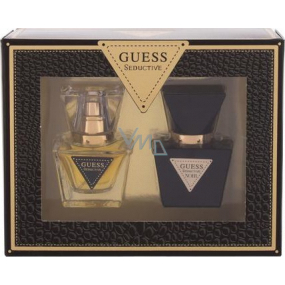 Guess Seductive toaletní voda pro ženy 15 ml + Guess Seductive Noir for Woman toaletní voda 15 ml, dárková sada pro ženy