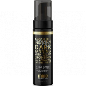 MineTan Absolute Self Tan Foam Dark samoopalovací pěna pro extra tmavé opálení 200 ml