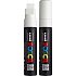 Posca Univerzální akrylátový popisovač s extrémně širokým, rovným hrotem 15 mm Bílá PC-17K