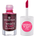 Essence What a Tint! lesk na rty a tvářenka 01 Kiss From a Rose 4,9 ml