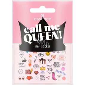 Essence Call me Queen! nálepky na nehty 45 kusů