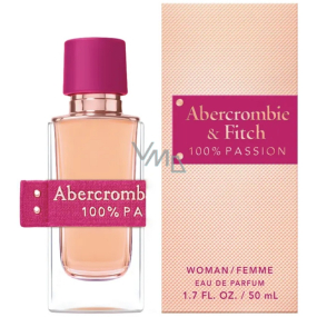 Abercrombie + Fitch 100% Passion parfémovaná voda pro ženy 50 ml
