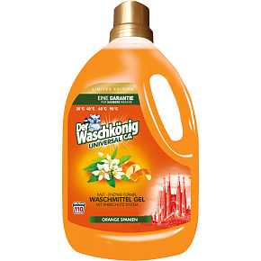 WaschKönig prací gel Universal Orange Spanien - 110 dávek 3,305 L