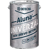 Detecha Aluna barva na kov beton dřevo s obsahem hliníku, stříbřitá, 4 kg