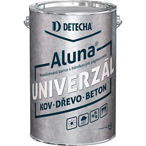 Detecha Aluna barva na kov beton dřevo s obsahem hliníku, stříbřitá, 4 kg Detecha Aluna barva na kov beton dřevo s obsahem hliníku, stříbřitá, 4 kg