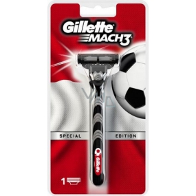 Gillette Mach3 Turbo Special Edition holící strojek + náhradní hlavice 1 kus, pro muže