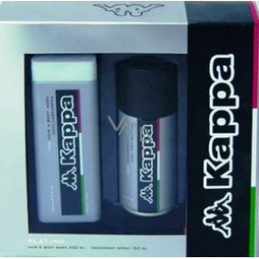 Kappa Platino H&B Wash 2v1 250 ml + deodorant sprej 150 ml, kosmetická sada