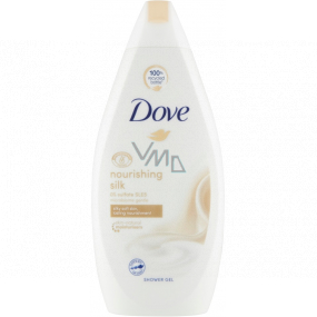 Dove Nourishing Silk sprchový gel pro dlouhodobě vyživenou pokožku 500 ml