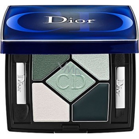 Christian Dior 5 Couleurs Green Designer paletka 5ti očních stínů 408 odstín 4,4 g