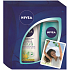 Nivea Pure Výživné tělové mléko 250 ml + sprchový gel Hawaiian Flower & Oil 250 ml, pro ženy kosmetická sada