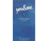 You & Me Lubricated průhledný lubrikovaný kondom 12 kusů