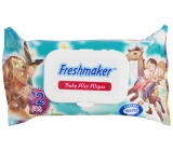 Freshmaker Baby Wet Wipes vlhčené ubrousky animované pro děti 72 kusů