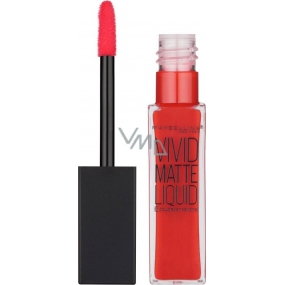 Maybelline Color Sensational Vivid Matte Liquid Lipstick lesk na rty 35 Rebel Red 7,7 ml