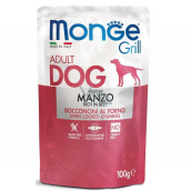 Monge Dog Grill hovězí kapsička 100 g