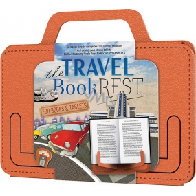 If The Travel Book Rest Cestovní držák na knihu/tablet Oranžový 180 x 10 x 142 mm