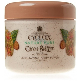 Cyclax Nature Pure Kakaové máslo & Walnut tělový peeling - mikročástice z vlašského ořechu 300 ml
