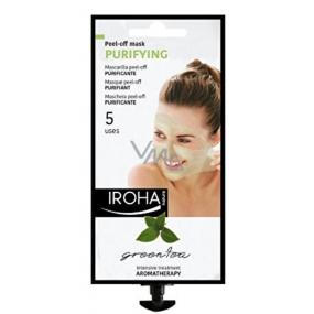 Iroha Purifying Čisticí aromaterapeutická slupovací maska se zeleným čajem 25 g