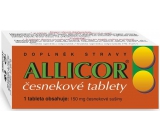 Naturvita Allicor česnekové tablety zajistí maximum původních látek čerstvého česneku 60 tablet