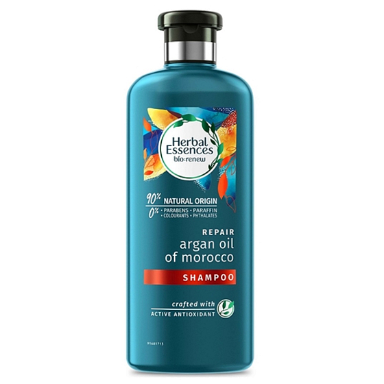 Herbal Essences Repair Argan Oil Šampon s arganovým olejem, pomáhá obnovit hladkost vlasů, bez parabenů 400 ml