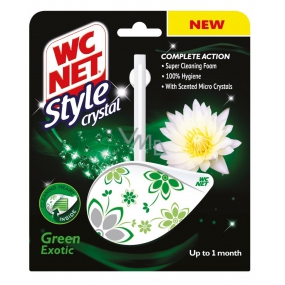 WC Net Crystal Style Green Exotic závěs 36,5 g