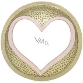 Yankee Candle Pastel Romance Illuma Lid prstenec ozdobný kovový na střední a velké vonné svíčky Classic 8,5 x 3 cm