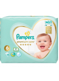 Pampers Premium Care 6 Extra Large 13+ kg plenkové kalhotky 38 kusů