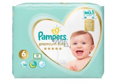 Pampers Premium Care 6 Extra Large 13+ kg plenkové kalhotky 38 kusů