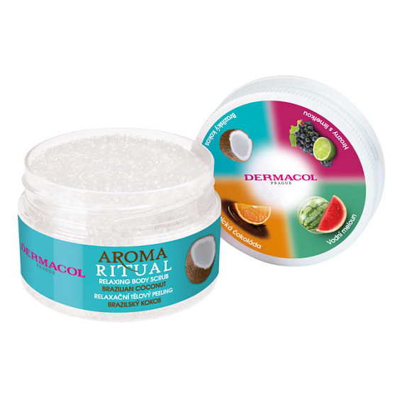 Dermacol Aroma Ritual Brazilský kokos relaxační tělový peeling 200 g
