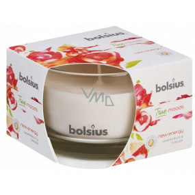 Bolsius True Scents New Energy - Nová energie vonná svíčka ve skle 90 x 63 mm