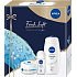 Nivea Fresh Soft Creme Soft sprchový gel 250 ml + Fresh Natural antiperspirant roll-on 50 ml + Soft hydratační krém 100 ml, kosmetická sada