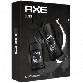 Axe Black 3v1 sprchový gel 250 ml + deodorant stick 50 ml, kosmetická sada pro muže