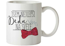 Bohemia Gifts Jsem nejlepší děda na světě keramický hrnek s obrázkem 350 ml