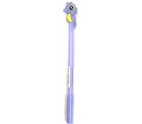 Albi Liner gumovací fialový Mořský koník, černá náplň 17 cm