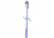 Albi Liner gumovací fialový Mořský koník, černá náplň 17 cm