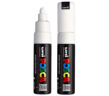 Posca Univerzální akrylátový popisovač 4,5 - 5,5 mm Bílá PC-7M