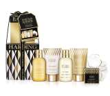 Baylis & Harding Mandarinka & grep mycí gel 100 ml + sprchový krém 100 ml + tělové mléko 50 ml + krém na ruce 50 ml + koupelová sůl 25 g + mycí žínka, kosmetická sada pro ženy