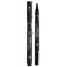 Uni Pin Liner se seříznutým hrotem voděodolný Černý CS3-200(S) 3 mm