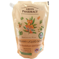 Green Pharmacy Rakytník a lípa tekuté mýdlo náhradní náplň 460 ml