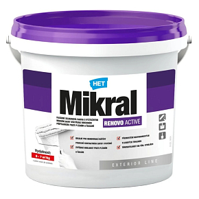 Het Mikral Renovo Active silikonová fasádní barva, bílá 7 kg