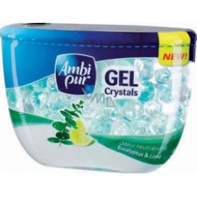 Ambi Pur Crystals Eucalyptus & Lime gel osvěžovač vzduchu 150 g