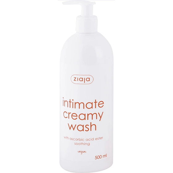 Ziaja Intima Kyselina askorbová krémová intimní hygiena proti podráždění 500 ml