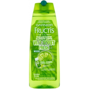Garnier Fructis Vita Boost Fresh posilující šampon pro normální, rychle se mastící vlasy 250 ml