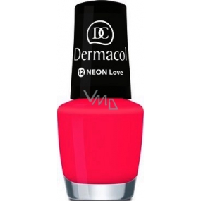 Dermacol Neon Polish Neonový lak na nehty 12 Neon Love 5 ml