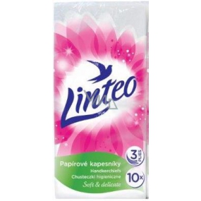 Linteo Soft & Delicate papírové kapesníky 3 vrstvé 1 kus